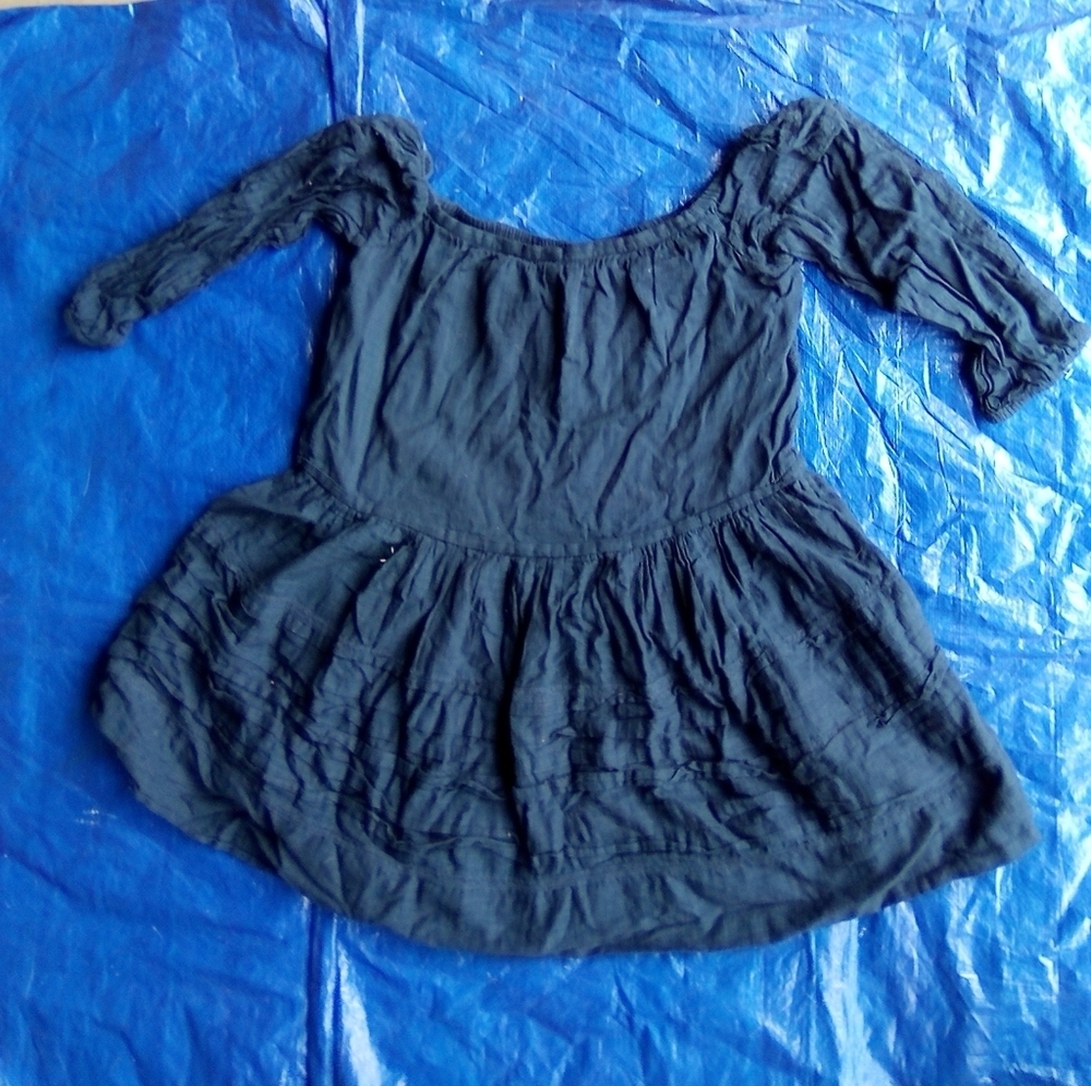 Free People Elegant Navy Blue Tunic/Dress - Picture 4 of 13